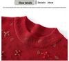 Women's Plus Velvet Thick Knit Sweater - Warm & Stylish Base Layer for Autumn/Winter