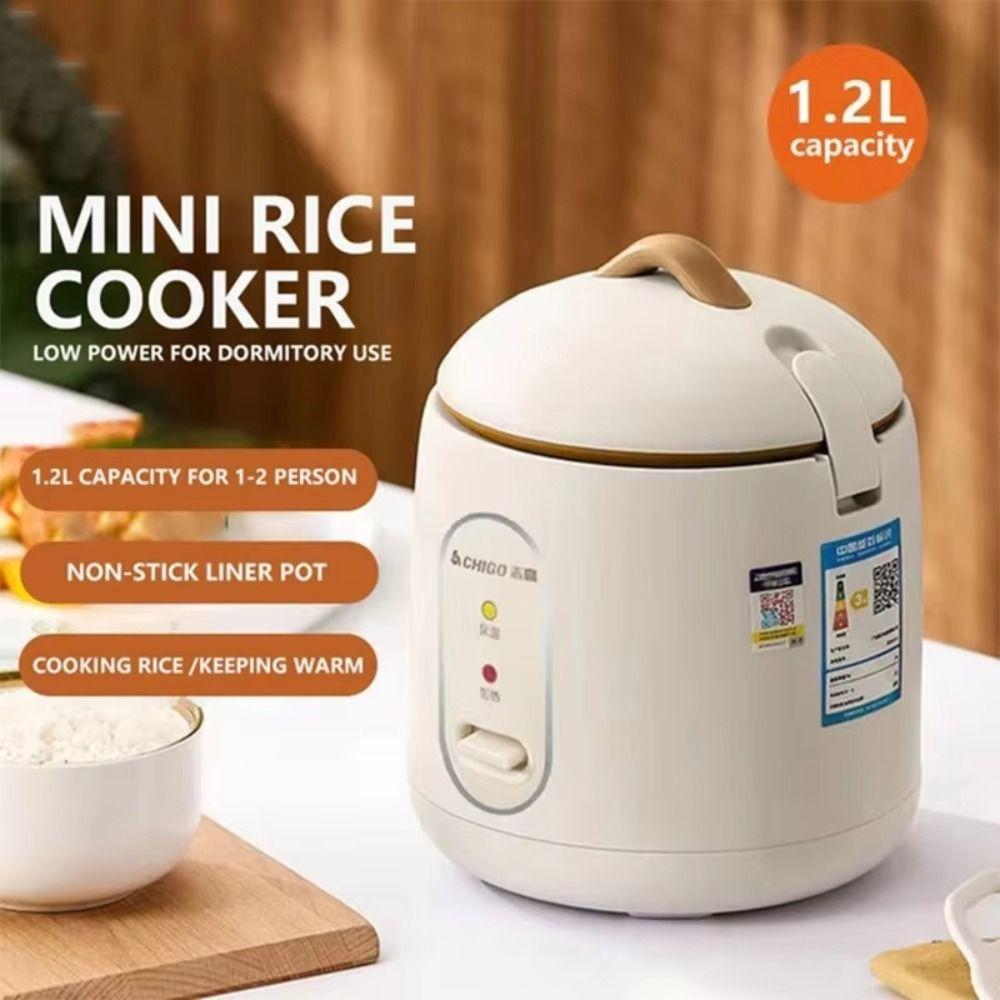 Low Power Electric Rice Cooker Ceramic Glazed Small Rice Cooker Cooking Appliances
