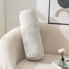 Solid Color Chenille Cylinder Pillow Japanese Style Cervical Pillow Back Lumber Support Pillow  Leg