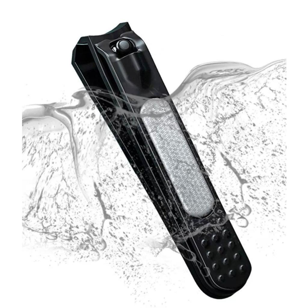 3Pcs Nail Clippers Simple Black Silver Non-Slip And Sharp Nail Clippers Labor-Saving Stainless Steel Nail Trimmer Manicure Tools