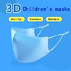 5PCS Cartoon Solid Kids Washable Anti-pollution Cute Mouth Anti-dust Face 
