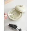 Ceramic Ashtray with Lid, Windproof Anti-Fly Ash for Home/Living Room/Office, Creative Vintage Design Smoke Tray