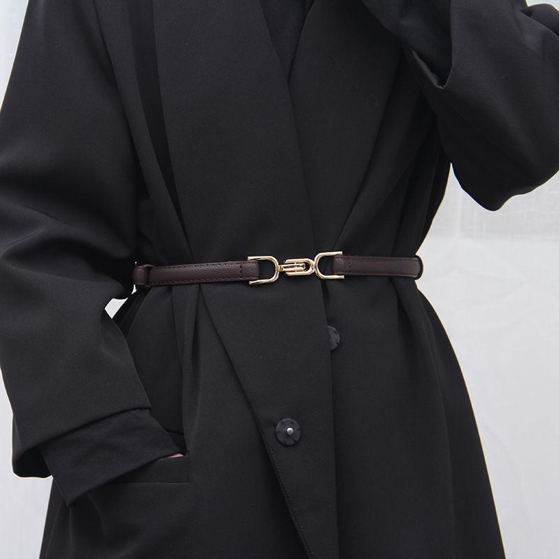 Womens Elegant Modern Dress Belt In Chic Black And Camel Colors Perfect For 2023 Autumn