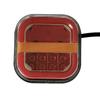 2Pcs 4Inch Led Tail Light Left Right Rear Brake Lamp Licesen Plate Taillight 12V 24V Turn Signal For Trailervan Bus 4X4 Pickup