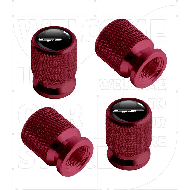 For Kia GT Line K5 K9 Stonic Sportage Stinger LOGO 4pcs Car Wheel Tire Valve Aluminum Caps Tyre Stem Covers Airdust Waterproof BV3