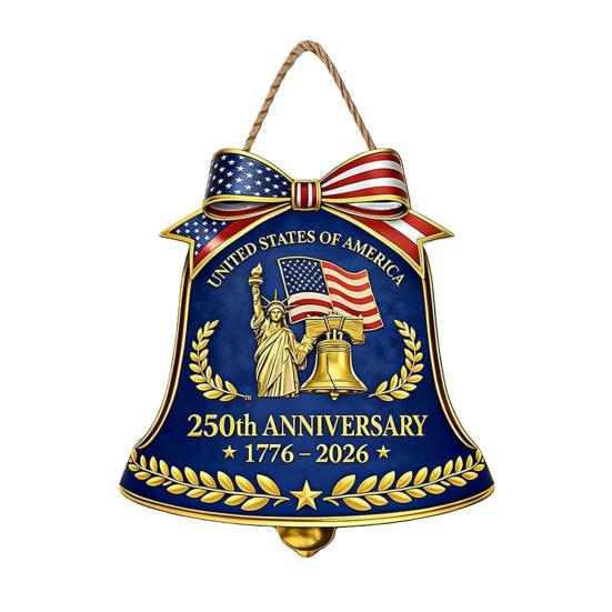 

Деревянное подвесное украшение Американский 250-летний юбилей Подвеска Орел Домовой Знак Патриотический Декор ко Дню Независимости для Внутреннего и Наружного Размещения A