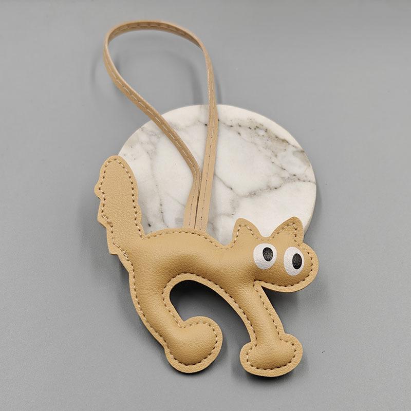 

1 шт. Модные аксессуары в форме таксы, брелоки, забавное украшение, подарки для любителей кошек, подвески для сумки, изысканный многоцветный A хаки