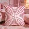SStripe PsychedelicS Cushion Cover Premium Comfort Reversible Pillow Cove Two In One Design for Any Room  Car Interior