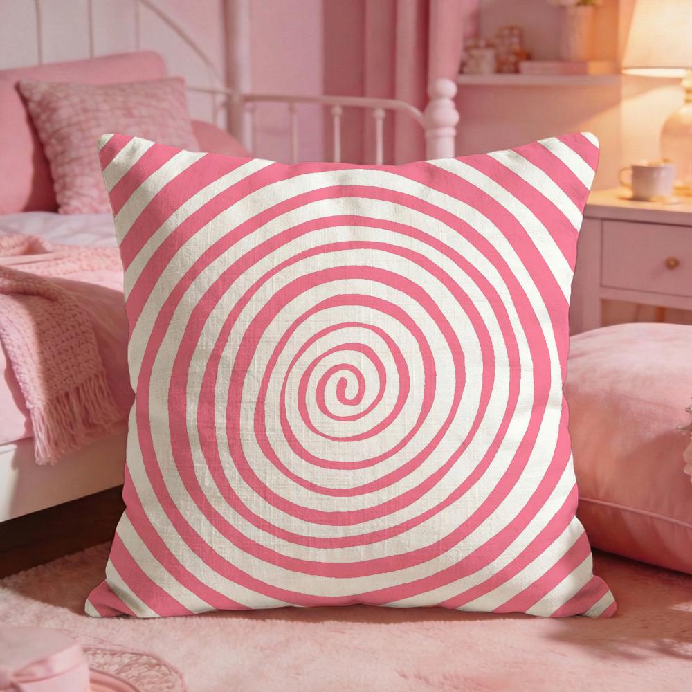 SStripe PsychedelicS Cushion Cover Premium Comfort Reversible Pillow Cove Two In One Design for Any Room  Car Interior