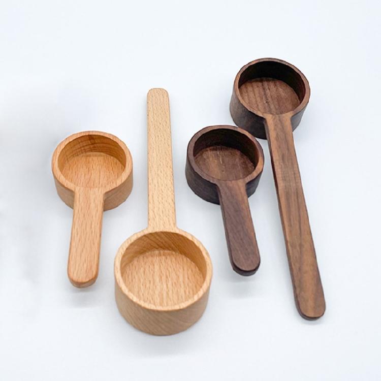 Wooden Measuring Coffee Spoon for Coffee Beans, Whole Beans Ground Beans or Teas