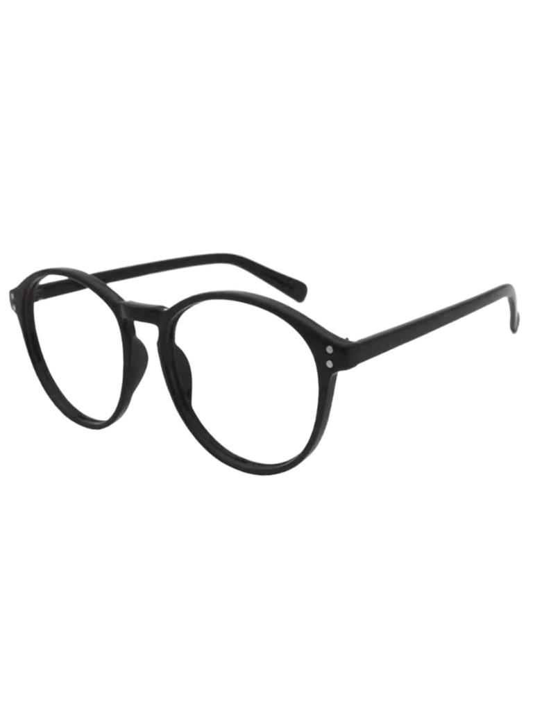 New Reading Glasses Full Frame Plain Flat Mirror Retro Round Frame Old Glasses Stylish and Comfortable
