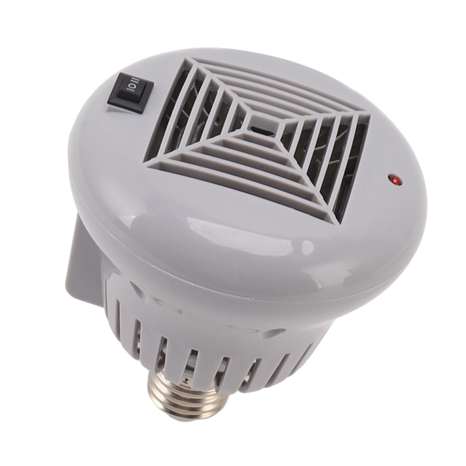 

E27 50W to 100W Pet Heating Bulb with Grey Housing 220V 3 Gears Adjustable Basking Light Bulb for Reptile Small Pet Box