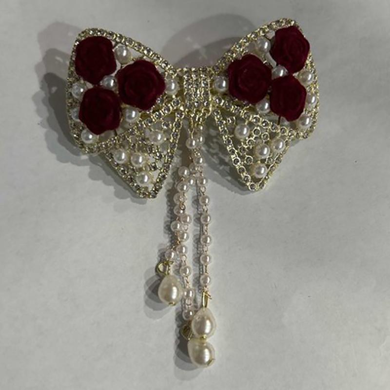 Bow Tassels, Pearl Clips, Headdresses, Girly Heads, Half Clips, Versatile Spring Hairpins,  Temperament Hairpins