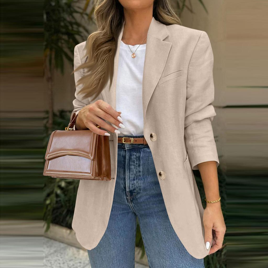 Women's Faux Suede Button Jacket Oversized Gathered Hem Short Length Coat Casual Vintage Outerwear With Pockets