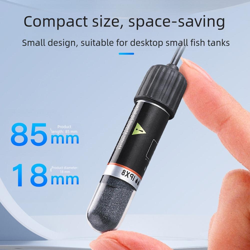 26 Degrees Constant Temperature Heater Intelligent Thermal Sensor Fish Tank Heater Black Gold Sand Heat Retention DC5V Voltage