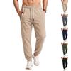 Mens Lightweight Stretchable Jogger Pants Casual Outdoor Running Daily Wear Solid Color Straight Fit