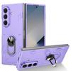 Case for Samsung Z FOLD 7 6 5 4 3 2 Folding with Ring Protective Case Full Coverage Plain With Holder Kickstand Tough Shell