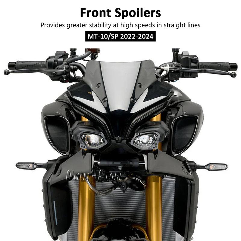 Motorrad Sport Abtrieb Naked Frontspoiler Aerodynamisch Für Yamaha MT 10 MT-10 mt10 MT10 SP 2022 2023 2024