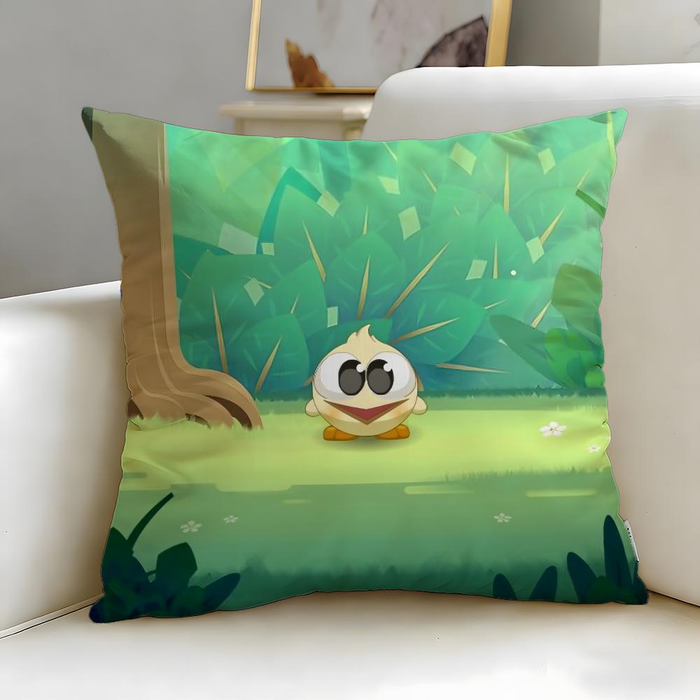 classic game Dofus Cushion Cover Soft EasyWash Pillow Case Versatile for Couch Bed Travel and Office