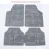 Car Foot Mat Neutral Suede Car Anti-Dirty Pad Easy to Clean Waterproof Non Slip TPE Fully Surrounded Upper Layer Carpet Mat