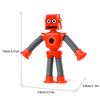 Tub elastic Robot Jucărie Puzzle Noutate Decompresie Creativ Desene Animat Ventuză Arcuri Telescopic Robot Jucării Cadouri pentru copii