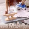 Tailor Point Press Clapper 2 In 1 Beech Wood Tailor Point Presser and Pounding Block for Fabric Seam and Corner