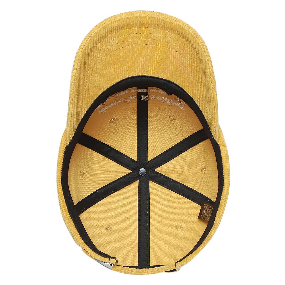 NOTIG Corduroy Ball Cap Yellow_Okf3Accp102Y1