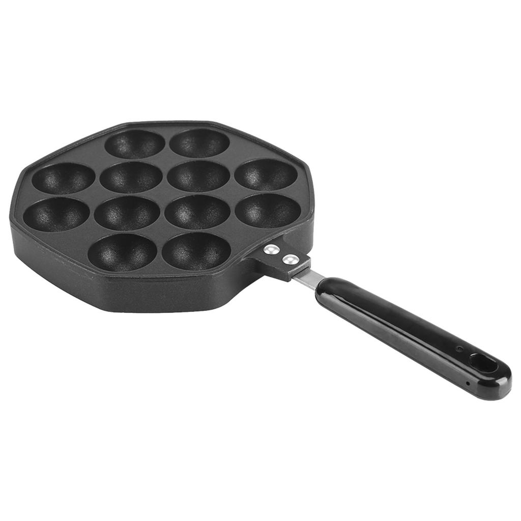 12 Cavities Aluminum NOn Stick Takoyaki Grill Pan Plate Octopus Ball Pancake Maker Baking Mold