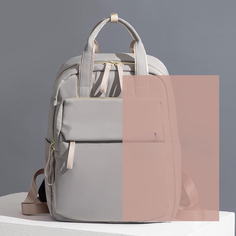 Spring and Summer Simple and Versatile Oxford Cloth Leisure Travel Bag Korean Style Backpack for Women