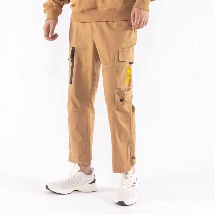 Anta Loose Multi-Pocket Casual Cargo Pants Men Bottoms Papaya 152148506-1