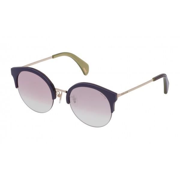 Lunettes de soleil - Police - SPL615-300X - Monture dorée - Verre violet dégradé - Mixte