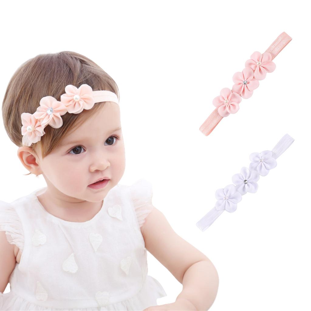 Baby Headbands Turban Flowers Headwraps Hair Band Accessories For Daily Life Or Party