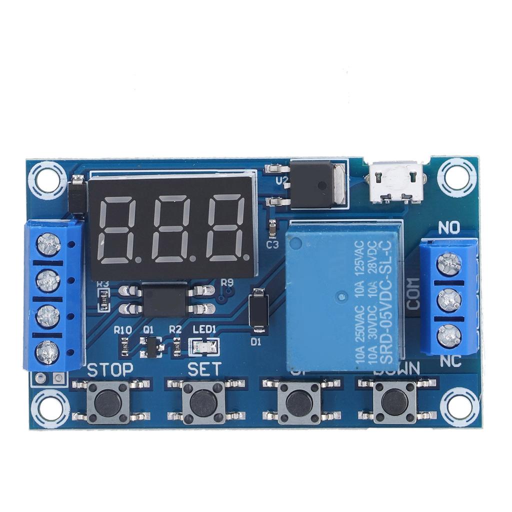 Timer Relay Module One Way Trigger Cycle Timing Delay Switch Circuit Board Accessories