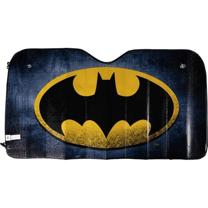 Pare-soleil avant - TATAWAY - Batman - 130 x 70 cm - Protection UV - Matériau réfléchissant