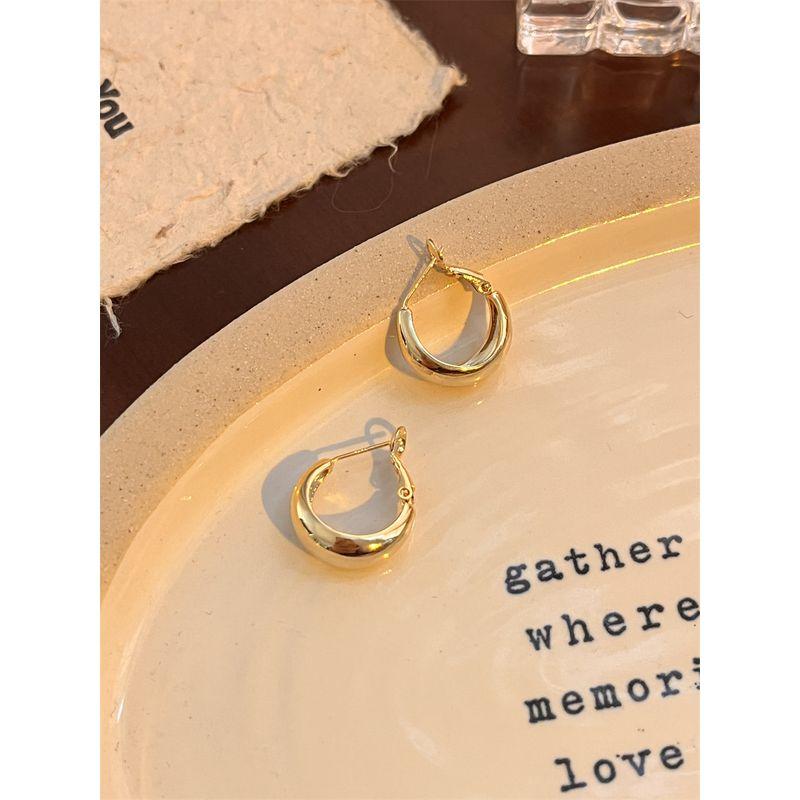 Accessible Luxury Fashion Retro Metal Female Niche Style Fall and Winter Ear Ring