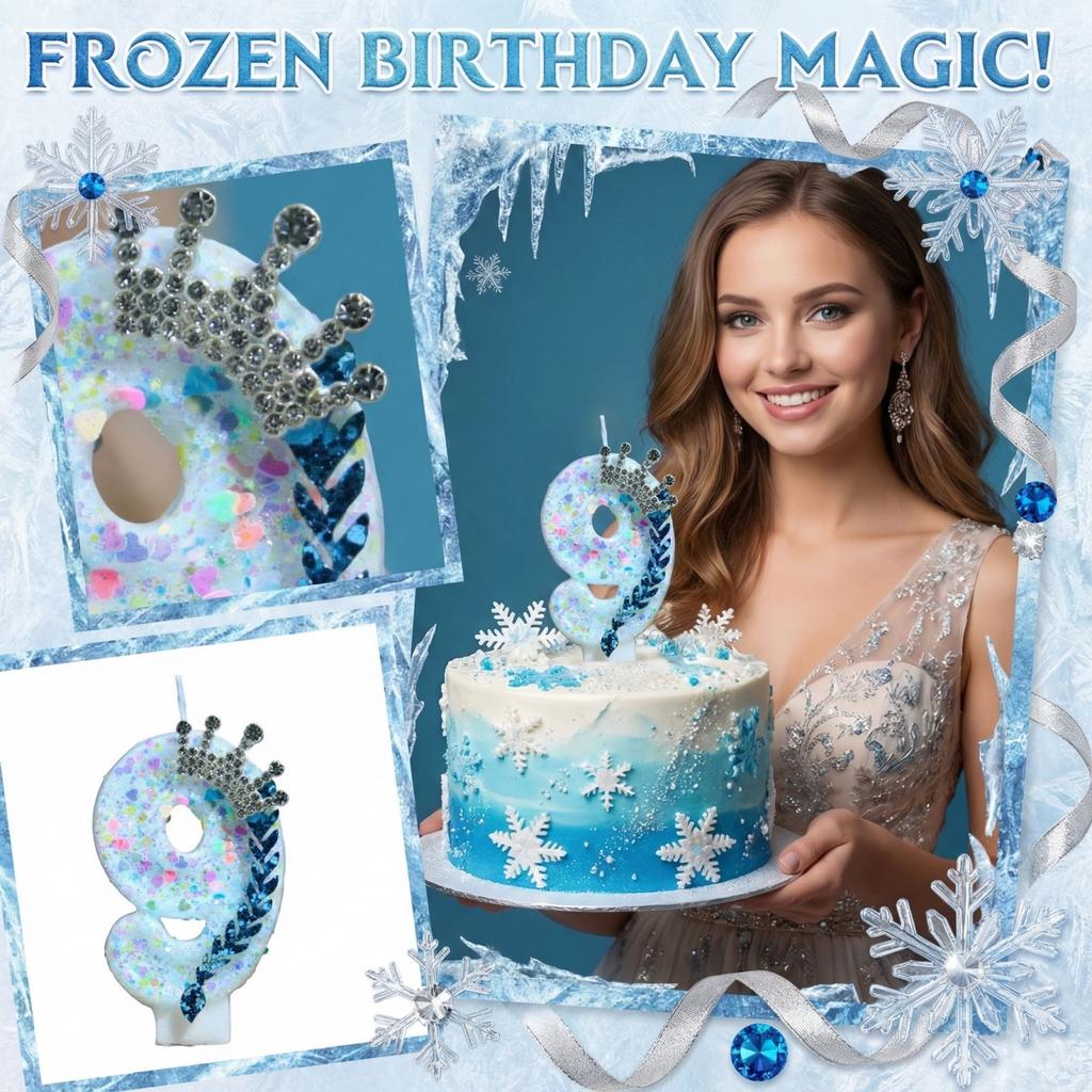 Fashion Cartoon Creative Birthday Candles Party Digital Candles