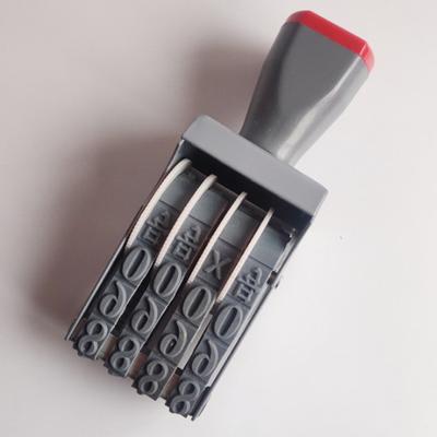 Numbering Stamp 4 Bands Number Seal Digit Stamp Digital Numbering Machine Numbering Stamp Trolley for Document Office Date