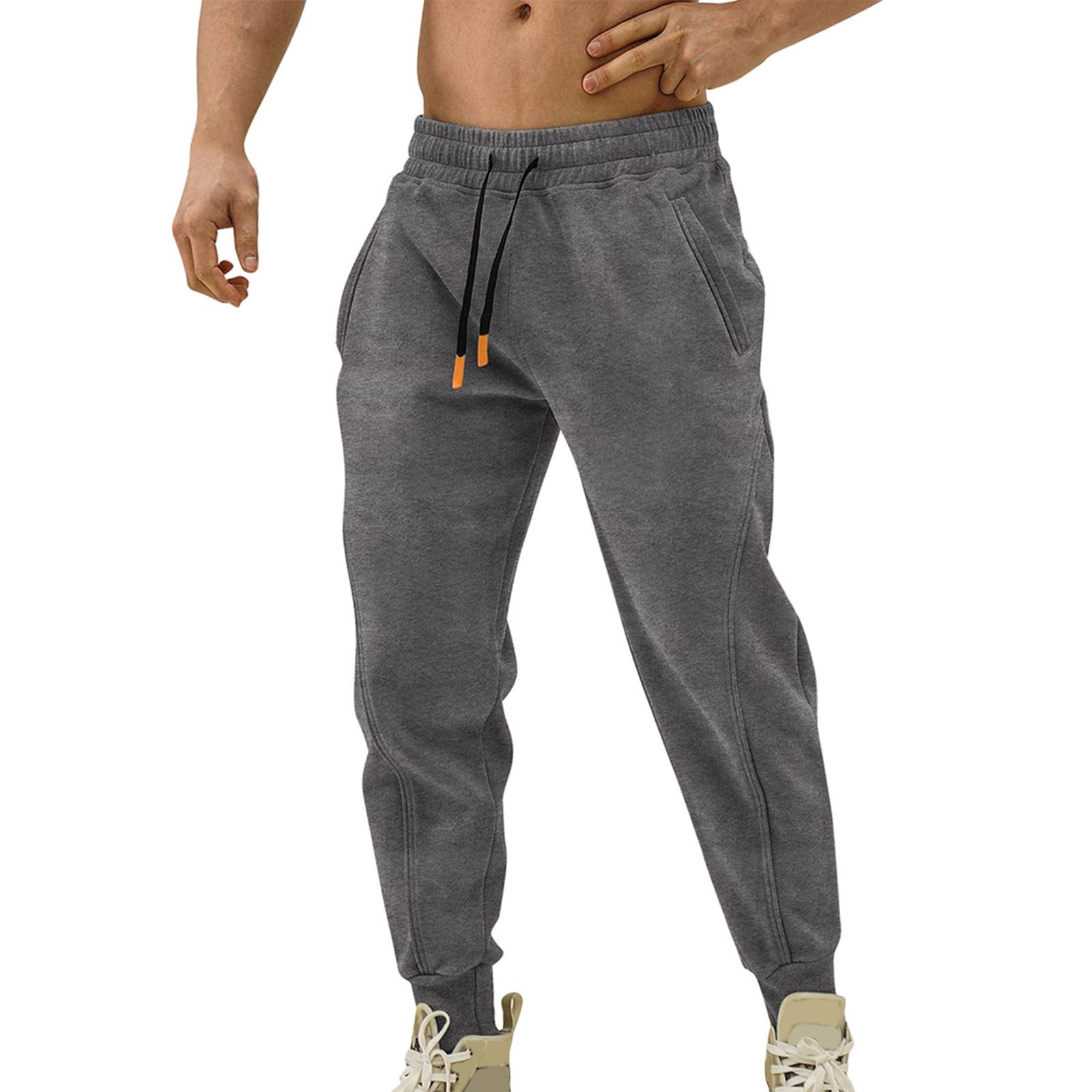 

Повседневные спортивные брюки, мужские свободные леггинсы с длинными вставками, тренировочные брюки для бега и фитнеса M