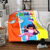 1pc Draw Aphmau Bing Digital Printed Flannel Blanket, Super Soft Plush Fleece Bed Cover, Multipurpose Four Seasons Hypoallergenic Quilt for