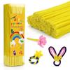 Fenrry 300PCS Pipe Cleaners Chenille Stem Craft Supplies for Hair Fuzzy Sticks Pipe Cleaner Brush for DIY Art Craft Decorations