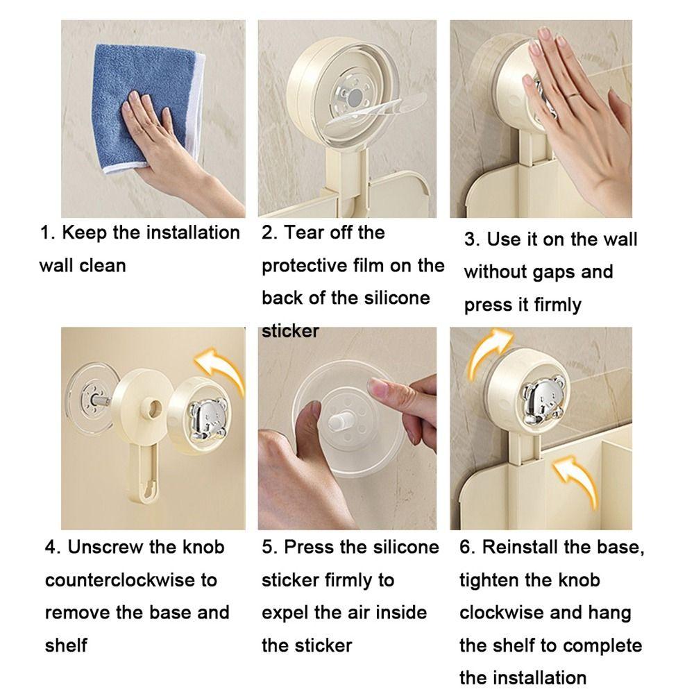 Wall Mounted Hair Dryer Storage Rack Plastic Hair Dryer Bracket Hairdryer Organizer  Bathroom