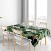 Outdoor Green Leaves TableclothBirds Print Dining Room Decoration Waterproof Non-slip Home Decor Cloth for Kitchen XXL