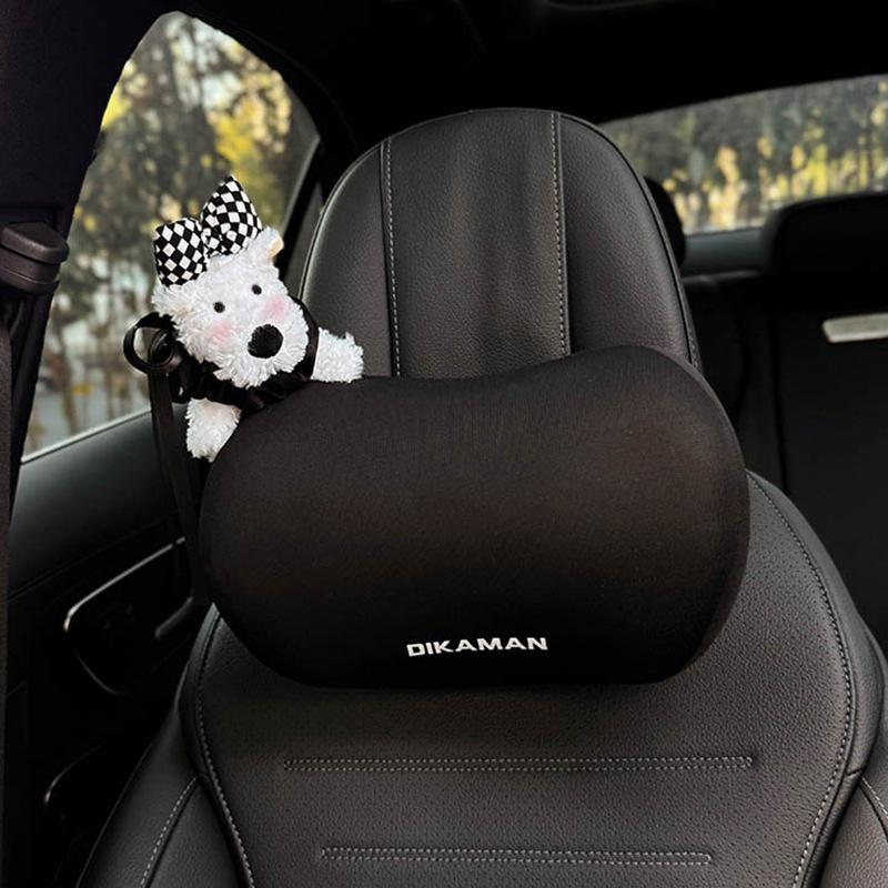 2025 Cute Creative Car Headrest & Lumbar Neck Support Pillow Set