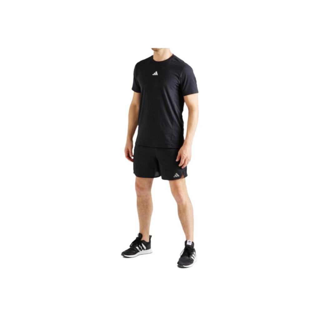 adidas Designed for Training Workout Tee Black Men Streetwear IK9725