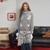UNIFREE Women's Cartoon Animal Knit Cardigan