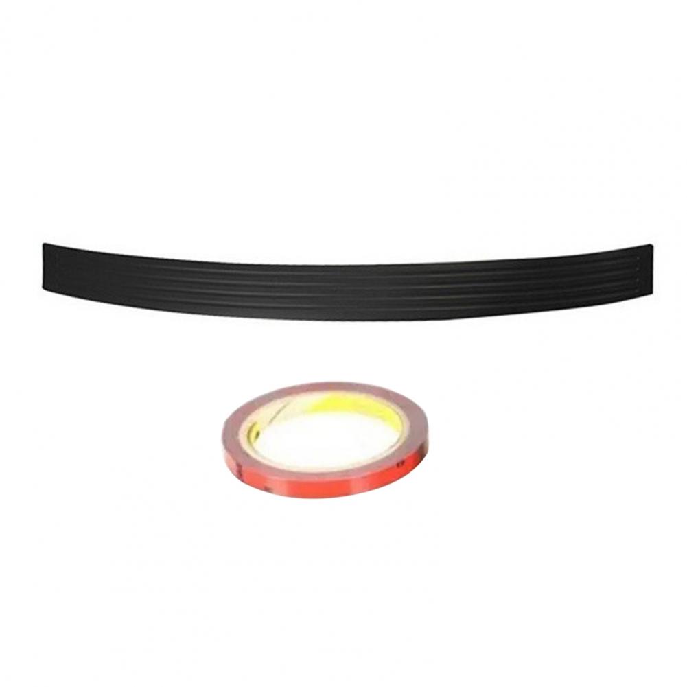 Rear Bumper Guard Car Bumper Protector Universal Black Silicone Car Rear Bumper Protector Guard Scratch-resistant for Ultimate