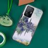 Claude Monet Garden Lotus Bridge Case For POCO F5 X5 X3 Pro X4 F4 GT F3 M5s C40 Cover For Xiaomi 13 12 Lite 11T 12T Pro 12X