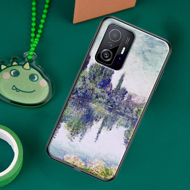 Claude Monet Garden Lotus Bridge Case For POCO F5 X5 X3 Pro X4 F4 GT F3 M5s C40 Cover For Xiaomi 13 12 Lite 11T 12T Pro 12X