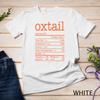 Oxtail Nutrition Facts Funny For Thanksgiving Christmas Food Unisex T-shirt