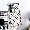 Polka Dots Art Fashion Desgin Soft Phone Case For Samsung Galaxy S26 Ultra S25 Edge S24 FE S23 Plus S22 S21 + S20 Plating Anti-F